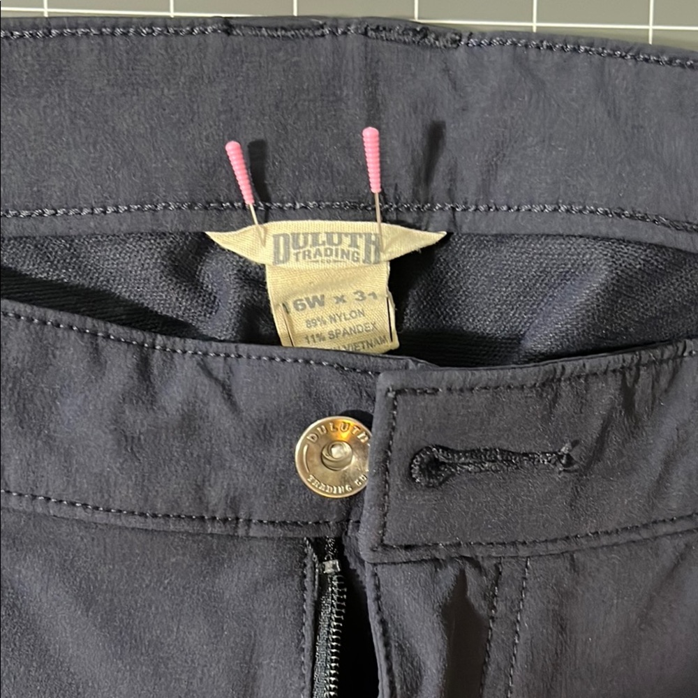 Duluth Trading Navy Pants